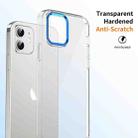 For iPhone 12 Ice Feel HD Transparent PC Full Coverage Phone Case(Blue) - 3