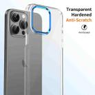 For iPhone 13 Pro Max Ice Feel HD Transparent PC Full Coverage Phone Case(Blue) - 3