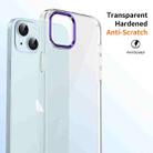 For iPhone 14 Ice Feel HD Transparent PC Full Coverage Phone Case(Purple) - 3