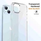 For iPhone 14 Plus / 15 Plus Ice Feel HD Transparent PC Full Coverage Phone Case(Silver) - 3