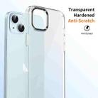 For iPhone 14 Plus / 15 Plus Ice Feel HD Transparent PC Full Coverage Phone Case(Black) - 3