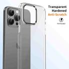 For iPhone 14 Pro Max Ice Feel HD Transparent PC Full Coverage Phone Case(Black) - 3