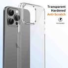 For iPhone 15 Pro Ice Feel HD Transparent PC Full Coverage Phone Case(Silver) - 3