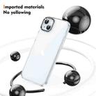 For iPhone 15 Ice Feel HD Transparent PC Full Coverage Phone Case(Black) - 2