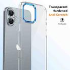 For iPhone 16 Plus Ice Feel HD Transparent PC Full Coverage Phone Case(Blue) - 3