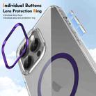 For iPhone 12 Pro Ice Feel HD Transparent MagSafe PC Full Coverage Phone Case(Purple) - 3