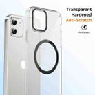 For iPhone 12 Ice Feel HD Transparent MagSafe PC Full Coverage Phone Case(Black) - 2