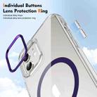 For iPhone 12 Ice Feel HD Transparent MagSafe PC Full Coverage Phone Case(Purple) - 3