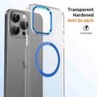 For iPhone 13 Pro Max Ice Feel HD Transparent MagSafe PC Full Coverage Phone Case(Blue) - 2