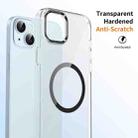 For iPhone 13 Ice Feel HD Transparent MagSafe PC Full Coverage Phone Case(Black) - 2