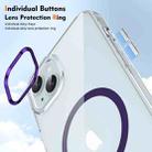 For iPhone 13 Ice Feel HD Transparent MagSafe PC Full Coverage Phone Case(Purple) - 3