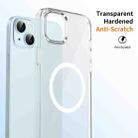 For iPhone 14 Ice Feel HD Transparent MagSafe PC Full Coverage Phone Case(White) - 2