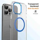 For iPhone 15 Pro Ice Feel HD Transparent MagSafe PC Full Coverage Phone Case(Blue) - 2