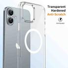 For iPhone 16 Plus Ice Feel HD Transparent MagSafe PC Full Coverage Phone Case(White) - 2