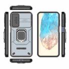 For Samsung Galaxy M35 Sliding Camshield TPU + PC Shockproof Phone Case with Holder(Grey) - 3