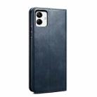 For Samsung Galaxy A06 5G Oil Wax Crazy Horse Texture Leather Phone Case(Blue) - 3
