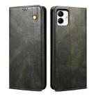 For Samsung Galaxy A06 5G Oil Wax Crazy Horse Texture Leather Phone Case(Green) - 1