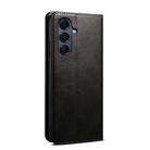 For Samsung Galaxy A17 5G Oil Wax Crazy Horse Texture Leather Phone Case(Black) - 3