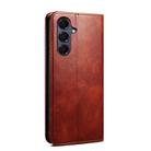 For Samsung Galaxy A17 5G Oil Wax Crazy Horse Texture Leather Phone Case(Brown) - 3