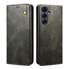 For Samsung Galaxy A17 5G Oil Wax Crazy Horse Texture Leather Phone Case(Green) - 1