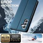 For Samsung Galaxy A54 5G LC.IMEEKE L1 Series Frosted Fine Texture PU Phone Case(Blue) - 3
