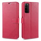 For Huawei Honor 30 Youth AZNS Sheepskin Texture Horizontal Flip Leather Case with Holder & Card Slots & Wallet(Red) - 1