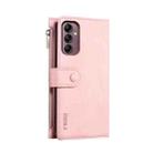 For Samsung Galaxy A26 5G ESEBLE Retro Frosted RFID Flip Leather Phone Case(Rose Gold) - 3