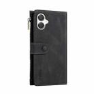For Samsung Galaxy A06 5G ESEBLE Retro Frosted RFID Flip Leather Phone Case(Black) - 3