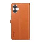 For Samsung Galaxy A06 5G ESEBLE Star Series Lanyard Zipper Wallet RFID Leather Case(Brown) - 3