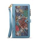 For Samsung Galaxy A17 5G ESEBLE Star Series Lanyard Zipper Wallet RFID Leather Case(Blue) - 2