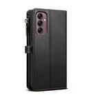 For Samsung Galaxy A17 5G ESEBLE Star Series Lanyard Zipper Wallet RFID Leather Case(Black) - 3