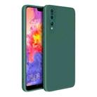 For Huawei P20 Pro Magic Cube Liquid Silicone Shockproof Full Coverage Protective Case(Dark Green) - 1