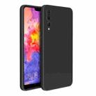 For Huawei P20 Pro Magic Cube Liquid Silicone Shockproof Full Coverage Protective Case(Black) - 1