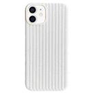 For iPhone 11 Weave Texture TPU Phone Case(White) - 1