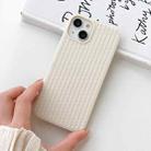 For iPhone 11 Weave Texture TPU Phone Case(White) - 2