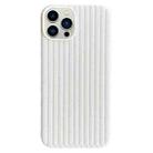 For iPhone 13 Pro Weave Texture TPU Phone Case(White) - 1