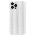 For iPhone 14 Pro Weave Texture TPU Phone Case(White) - 1