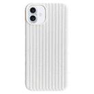 For iPhone 16 Plus Weave Texture TPU Phone Case(White) - 1