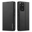 For Redmi Note 11 Pro 5G LC.IMEEKE L1 Series Frosted Fine Texture PU Phone Case(Black) - 2