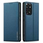 For Redmi Note 11 Pro 5G LC.IMEEKE L1 Series Frosted Fine Texture PU Phone Case(Blue) - 2