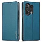 For Redmi Note 13 Pro 4G LC.IMEEKE L1 Series Frosted Fine Texture PU Phone Case(Blue) - 2