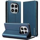 For Redmi Note 14 Pro 4G LC.IMEEKE L1 Series Frosted Fine Texture PU Phone Case(Blue) - 1