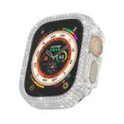 For Apple Watch Ultra / Ultra 2 49mm Hollowed Diamond PC Watch Case(Transparent) - 1