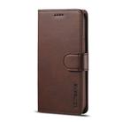 For iPhone 12 mini LC.IMEEKE Calf Texture Horizontal Flip Leather Case with Holder & Card Slots & Wallet(Brown) - 2