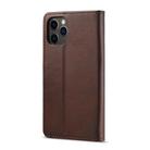 For iPhone 12 mini LC.IMEEKE Calf Texture Horizontal Flip Leather Case with Holder & Card Slots & Wallet(Brown) - 3