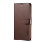 For iPhone 12 / 12 Pro LC.IMEEKE Calf Texture Horizontal Flip Leather Case with Holder & Card Slots & Wallet(Brown) - 2