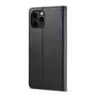 For iPhone 12 Pro Max LC.IMEEKE Calf Texture Horizontal Flip Leather Case with Holder & Card Slots & Wallet(Black) - 3