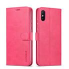 For Xiaomi Redmi 9A LC.IMEEKE Calf Texture Horizontal Flip Leather Case with Holder & Card Slots & Wallet(Red) - 1