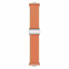 For Huawei Watch Fit3 Nylon Loop Magnetic Buckle Watch Band(Orange) - 3