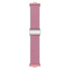 For Huawei Watch Fit3 Nylon Loop Magnetic Buckle Watch Band(Pink) - 3